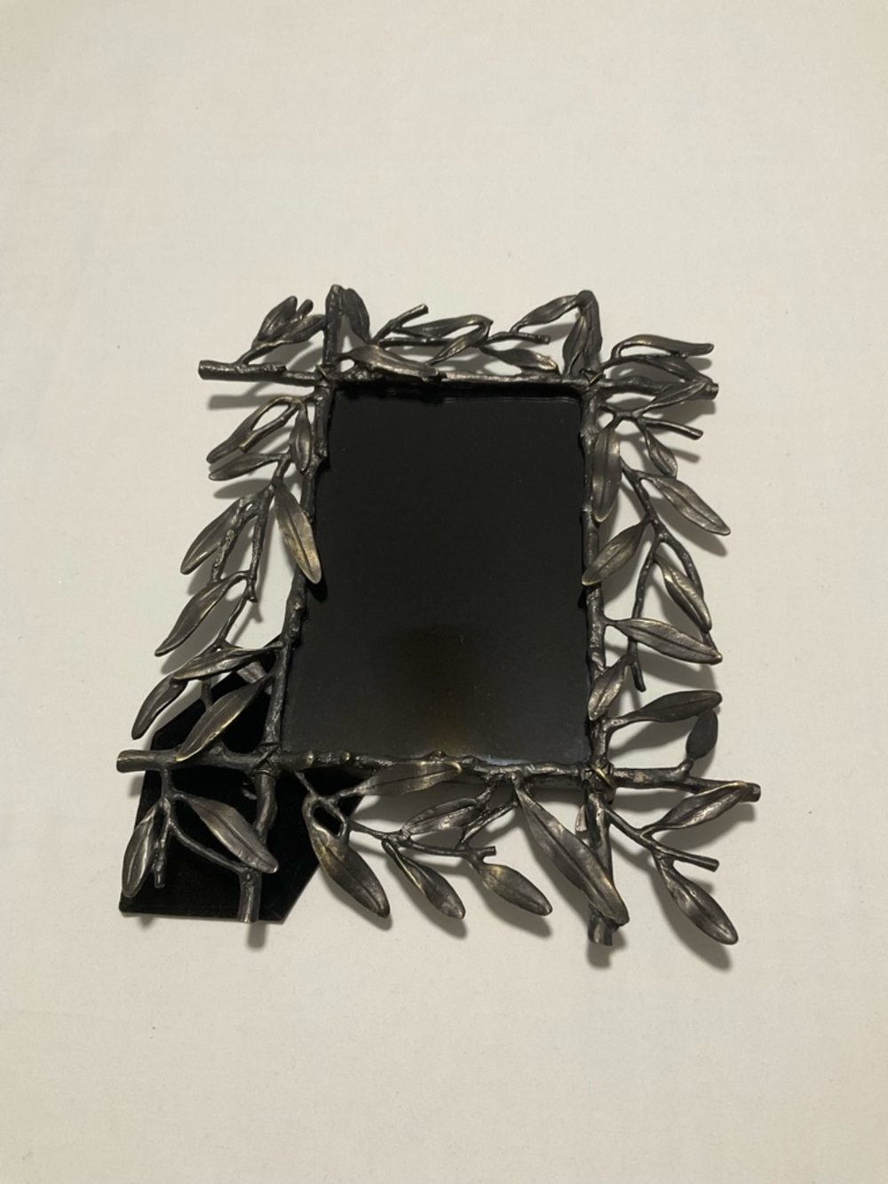 Michael Aram Olive Branch Metal Picture Frame in Dark Bronze Finish